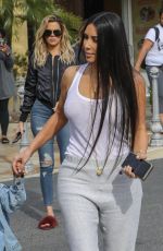 KIM KARDASHIAN Out in Calabasas 03/10/2017