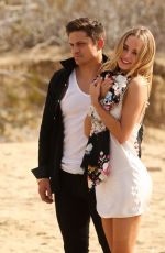 KIMBERLEY GARNER on the Set of Sweetheart in Los Angeles 02/27/2017