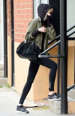 KIMBERLY STEWART Heading to a Gym in Studio City 03/05/2017