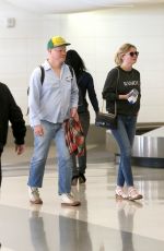 KIRSTEN DUNST and Jesse Plemons at LAX Airport in Los Angeles 03/24/2017