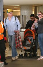 KIRSTEN DUNST and Jesse Plemons at LAX Airport in Los Angeles 03/24/2017