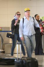KIRSTEN DUNST and Jesse Plemons at LAX Airport in Los Angeles 03/24/2017