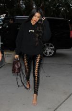 KOURTNEY KARDASHIAN Arrives at Staples Center in Los Angeles 03/19/2017