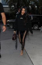 KOURTNEY KARDASHIAN Arrives at Staples Center in Los Angeles 03/19/2017