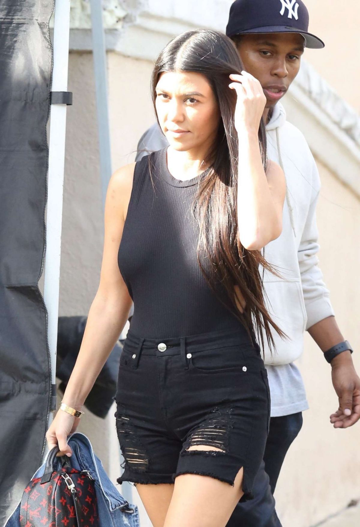 KOURTNEY KARDASHIAN in Black Shorts Out in Calabasas 03/18/2017 KOURTNEY KARDASHIAN in Black Shorts Out in Calabasas 03/18/2017