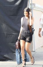 KOURTNEY KARDASHIAN in Black Shorts Out in Calabasas 03/18/2017