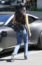 KOURTNEY KARDASHIAN in Jeans Leaves a Studio in Calabasas 03/29/2017