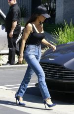 KOURTNEY KARDASHIAN in Jeans Leaves a Studio in Calabasas 03/29/2017