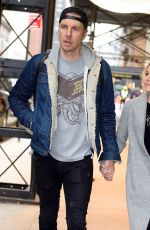 KRISTEN BELL and Dax Shepard Out in New York 03/24/2017