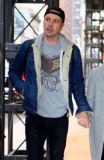 KRISTEN BELL and Dax Shepard Out in New York 03/24/2017