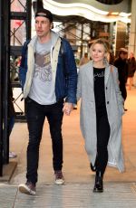 KRISTEN BELL and Dax Shepard Out in New York 03/24/2017