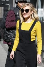 KRISTEN BELL Arrives at SiriusXM Studios in New York 03/22/2017