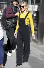 KRISTEN BELL Arrives at SiriusXM Studios in New York 03/22/2017