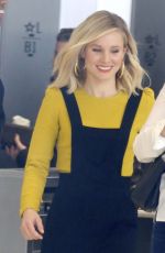 KRISTEN BELL Arrives at SiriusXM Studios in New York 03/22/2017