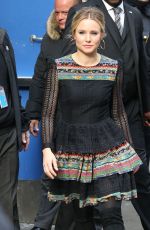KRISTEN BELL Leaves Good Morning America in New York 03/24/2017