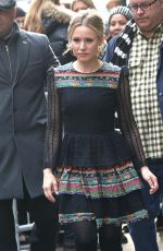 KRISTEN BELL Leaves Good Morning America in New York 03/24/2017