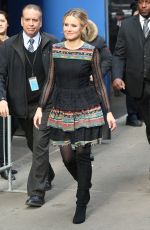 KRISTEN BELL Leaves Good Morning America in New York 03/24/2017