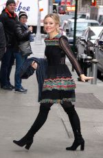 KRISTEN BELL Leaves Good Morning America in New York 03/24/2017