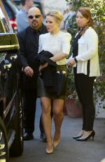 KRISTEN BELL Leaves NBC Event in Los Angeles 03/06/2017