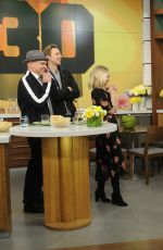 KRISTEN BELL on the Set of The Chew 03/24/2017