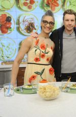 KRISTEN BELL on the Set of The Chew 03/24/2017
