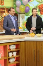 KRISTEN BELL on the Set of The Chew 03/24/2017
