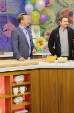 KRISTEN BELL on the Set of The Chew 03/24/2017