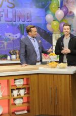 KRISTEN BELL on the Set of The Chew 03/24/2017