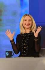 KRISTEN BELL on the Set of View 03/23/2017