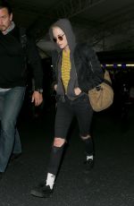 KRISTEN STEWART at JFK Airport in New York 03/08/2017