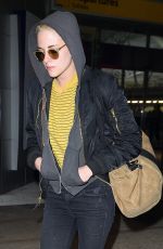 KRISTEN STEWART at JFK Airport in New York 03/08/2017