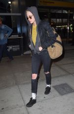 KRISTEN STEWART at JFK Airport in New York 03/08/2017