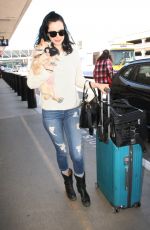 KRYSTEN RITTER at LAX Airport in Los Angeles 03/29/2017
