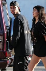KYLIE JENNER and Tyga at Kabuki Restaurant in Los Angeles 13/13/2017