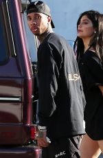 KYLIE JENNER and Tyga at Kabuki Restaurant in Los Angeles 13/13/2017
