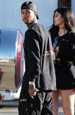 KYLIE JENNER and Tyga at Kabuki Restaurant in Los Angeles 13/13/2017