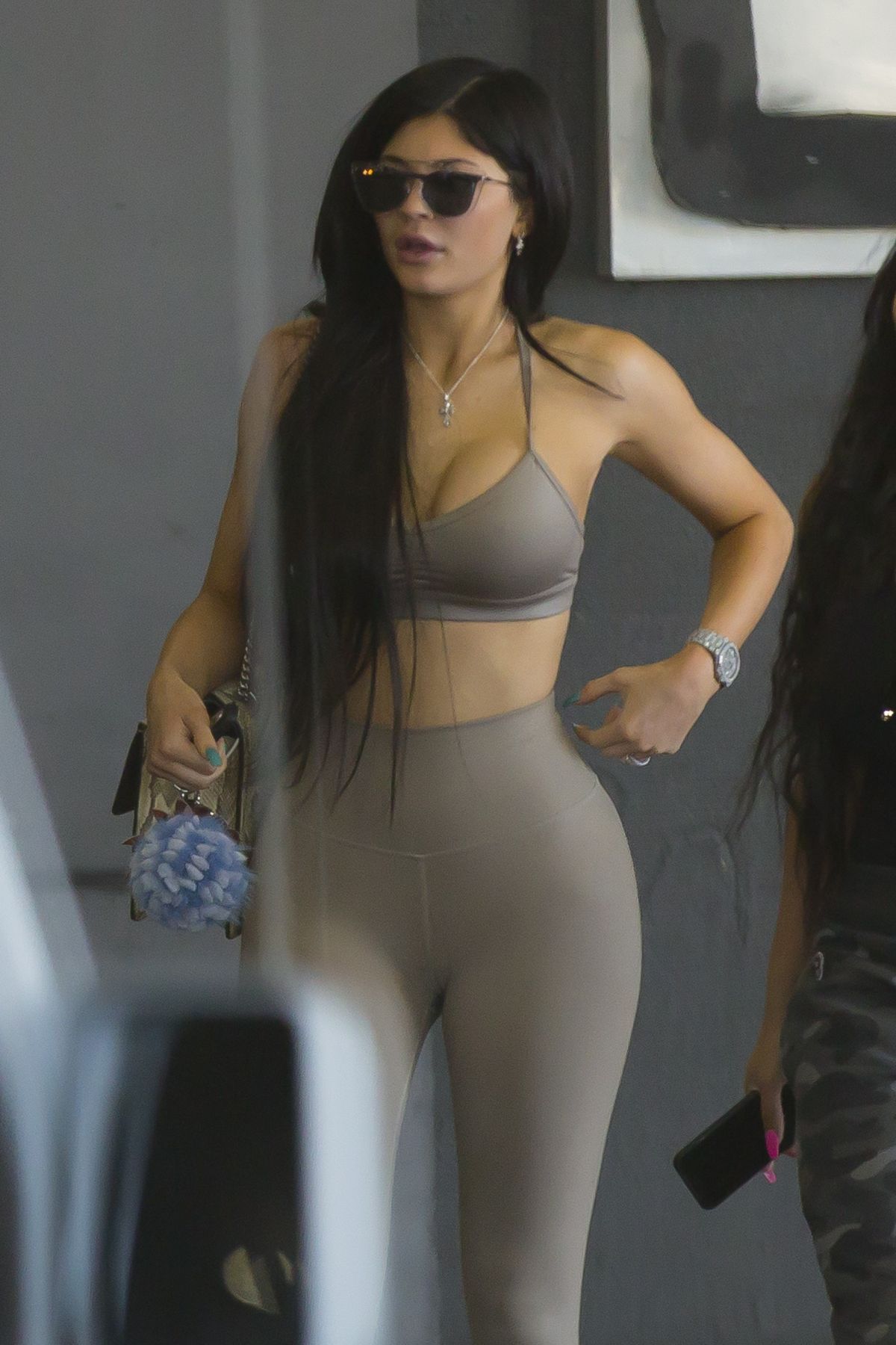 KYLIE JENNER Leaves Westfield Topanga Mall in Canoga Park 03/12