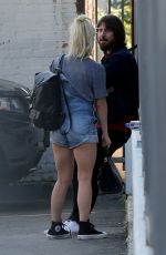 LADY GAGA Arrives at a Recording Studio in Los Angeles 03/11/2017