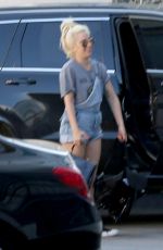 LADY GAGA Arrives at a Recording Studio in Los Angeles 03/11/2017
