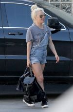 LADY GAGA Arrives at a Recording Studio in Los Angeles 03/11/2017