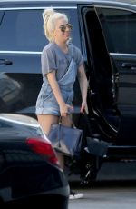 LADY GAGA Arrives at a Recording Studio in Los Angeles 03/11/2017