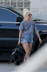 LADY GAGA Arrives at a Recording Studio in Los Angeles 03/11/2017