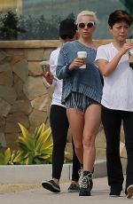 LADY GAGA Arrives at a Starbucks in Malibu 03/10/2017