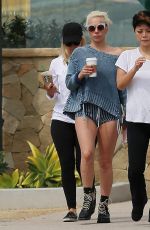 LADY GAGA Arrives at a Starbucks in Malibu 03/10/2017