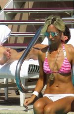 LADY VICTORIA HERVEY in Bikini at a Pool in Los Angeles 03/25/2017