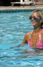 LADY VICTORIA HERVEY in Bikini at a Pool in Los Angeles 03/25/2017