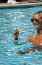 LADY VICTORIA HERVEY in Bikini at a Pool in Los Angeles 03/25/2017