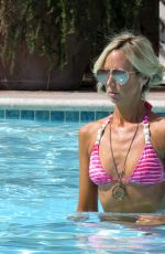 LADY VICTORIA HERVEY in Bikini at a Pool in Los Angeles 03/25/2017