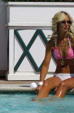 LADY VICTORIA HERVEY in Bikini at a Pool in Los Angeles 03/25/2017
