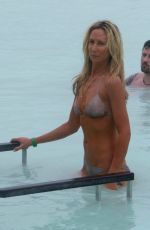 LADY VICTORIA HERVEY in Bikini at Blue Lagoon Spa in Reykjavik 03/25/2017